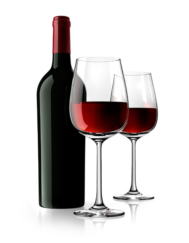 red wine 2 glasses