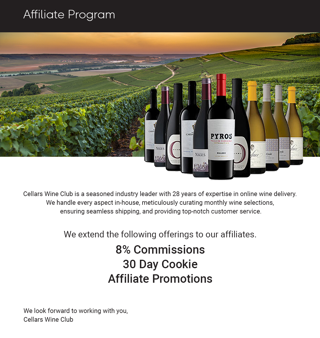 Cellars Wine Club Affiliate Program